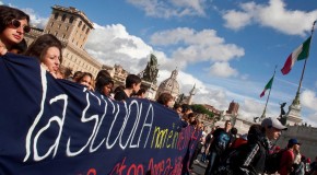 Istituto Superiore Chino Chini di Borgo San Lorenzo parte la protesta.