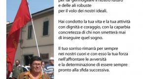 Ciao compagno Andrea