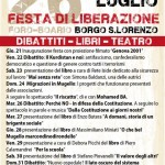 Dibattito, libri e teatro