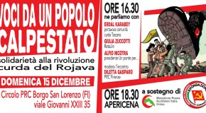 Voci da un popolo calpestato – Solidarietà alla rivoluzione curda del Rojava